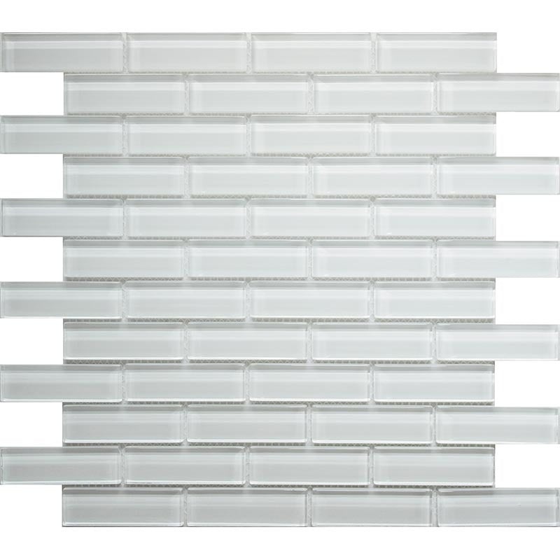 Color Palette Mirage White Glass Mosaic