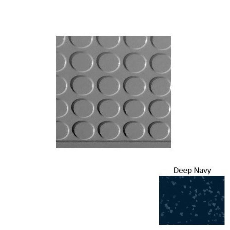 Roppe Symmetry Deep Navy Vantage Rubber Stair Tread with DuPont Kevlar