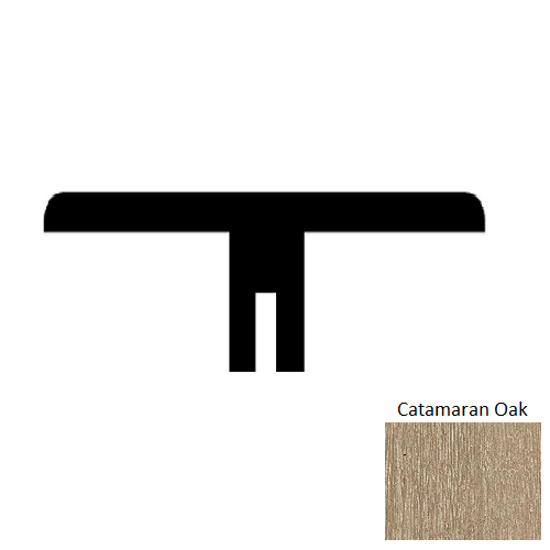 Harbor Estates Catamaran Oak Hardwood Moulding / Trim - 2" X 84" T Molding - Matte