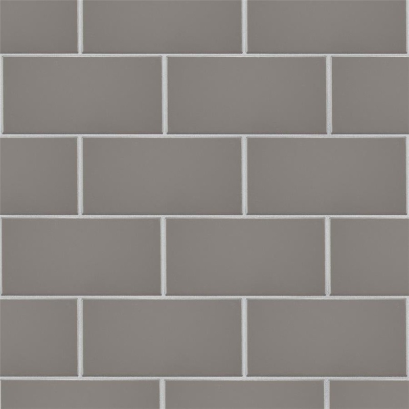 Piscina Dark Grey With Bio Tech Porcelain Tile - Matte - 9 5/8" X 19 1/2"