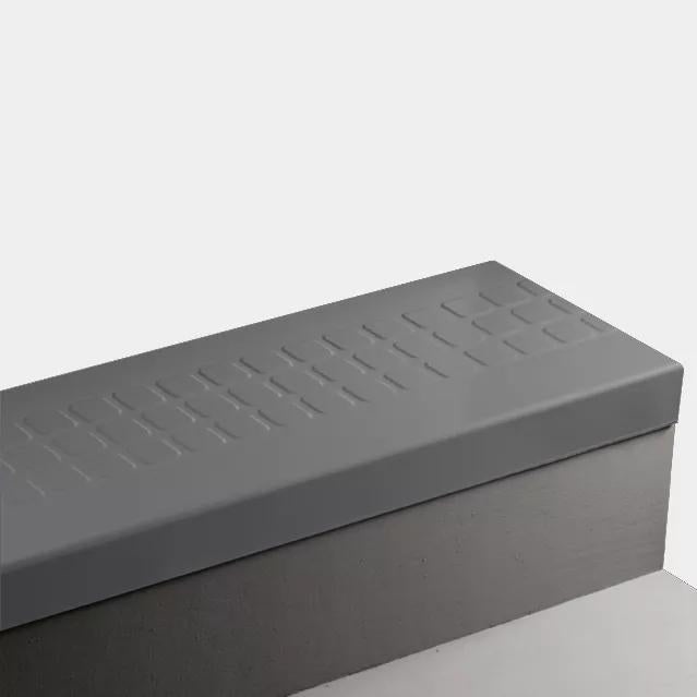Johnsonite Bedrock Raised Square Rubber Moulding Trim