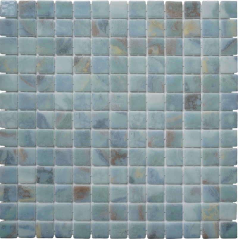 Mythos Milos Glass Mosaic - 1" X 1" - Polished