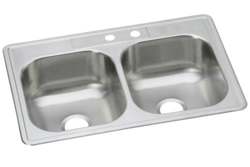 Stainless Steel Drop In Double Bowl Kitchen Sink