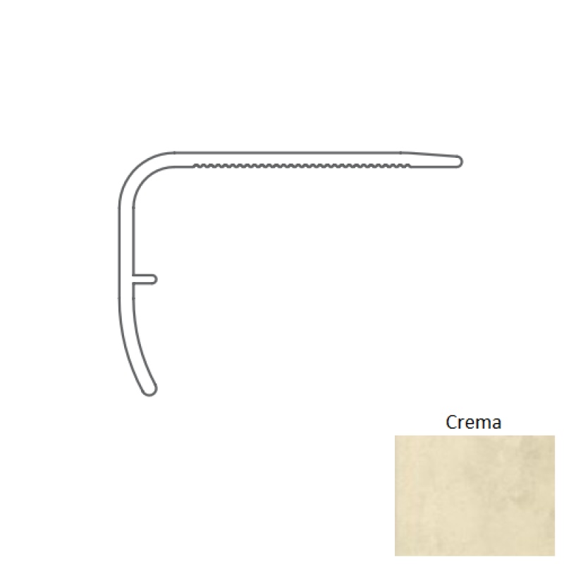 Blended Tones Crema Luxury Vinyl Stair Nose Trim