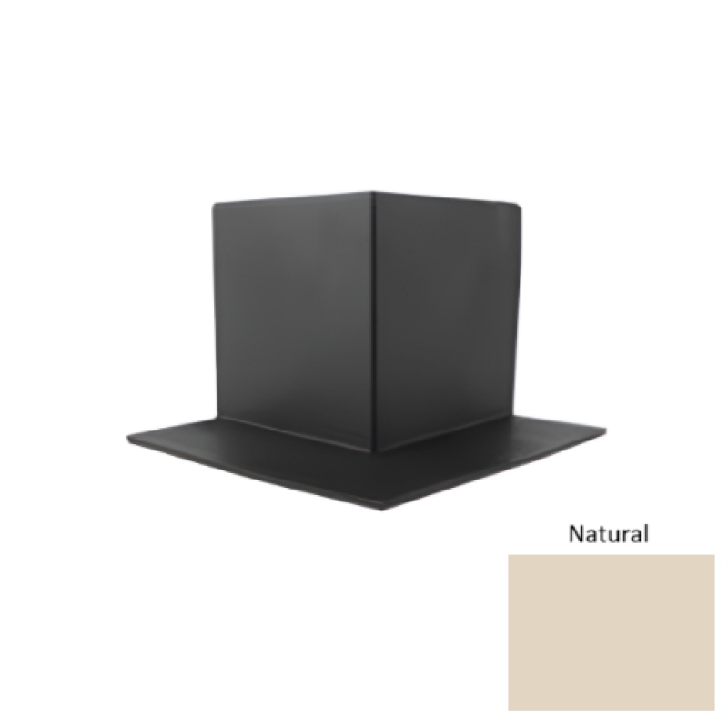 Pinnacle Natural Rubber Sanitary Toe Outside Corner - 4"