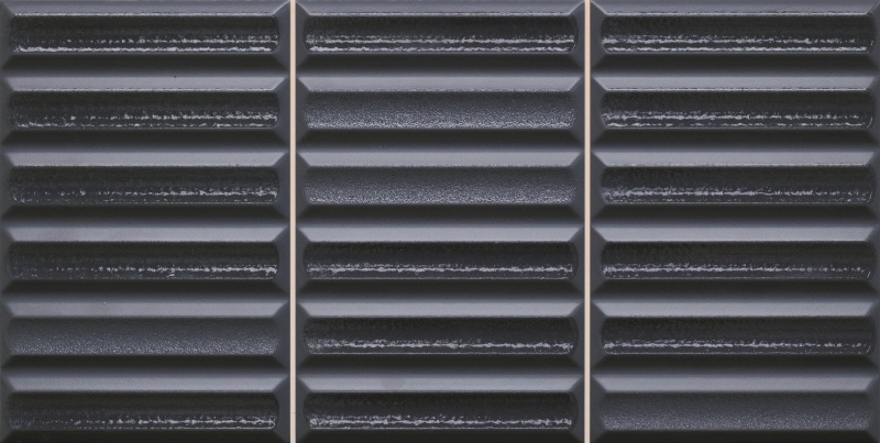 Highlight Black Ceramic Tile - Matte - 8" X 16"