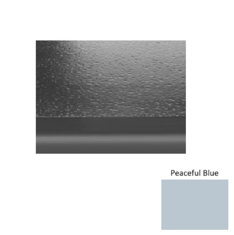 Solid 99 Peaceful Blue Hammered Stair Tread