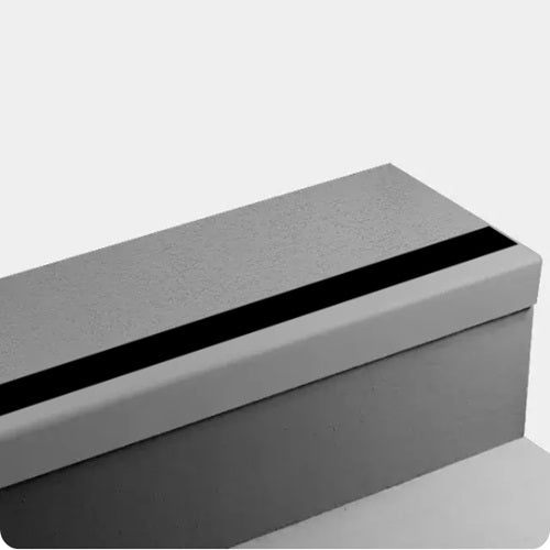 Rubber Stair Tread with 40 Black Insert