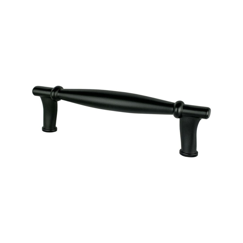 Berenson Dierdra Zinc Bar Pull - Matte Black