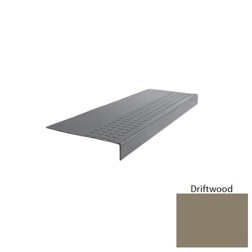 Flextones Driftwood Type 550 Distinct Designs Rubber - 12" X 72" Stair Tread - Rbt Radial High Profile Design