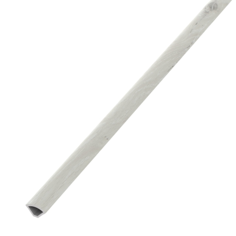 Cassio White Luxury Vinyl Quarter Round Moulding / Trim