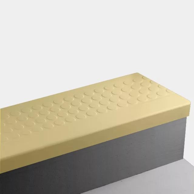 Canary Raised Round Rubber Moulding Trim