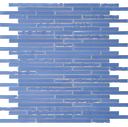 Opulence Opal Glass Mosaic - 3/8" Random Linear - Glossy