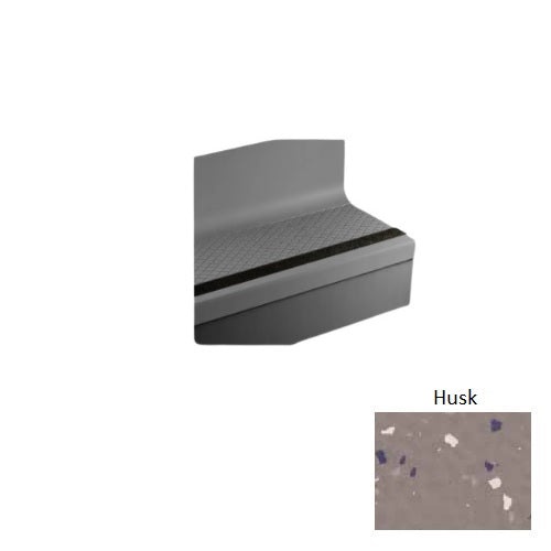 Johnsonite Husk Diamond Rubber Stair Tread with Riser