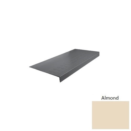 Flextones Almond Rubber Stair Tread 12 1/4" x 72"