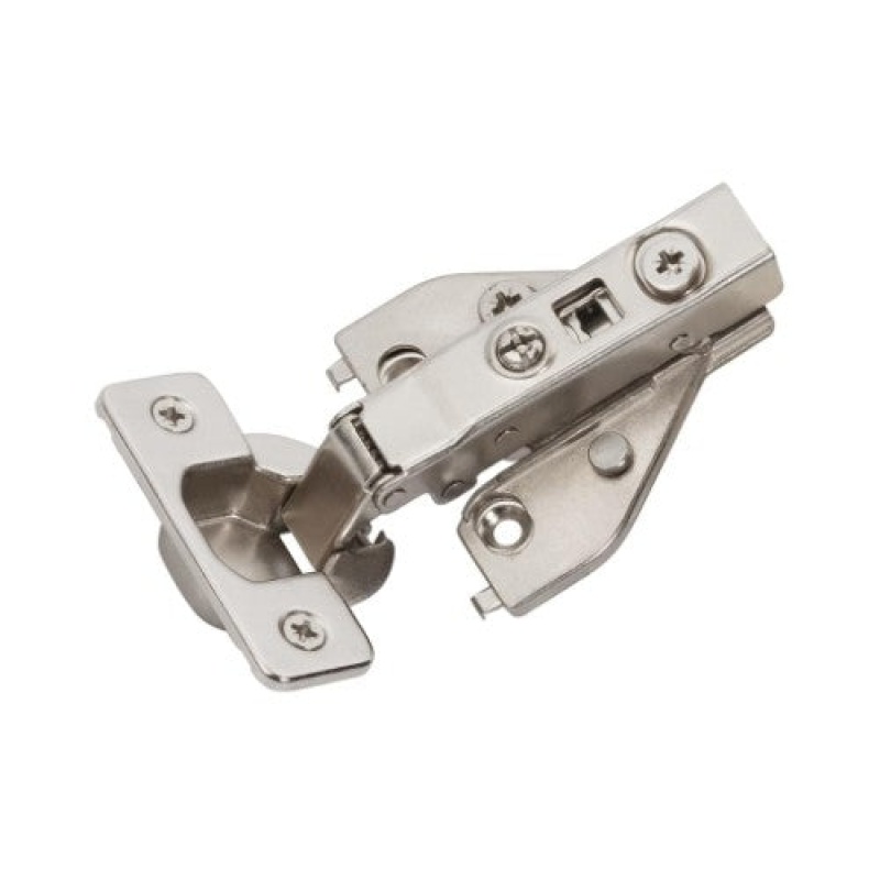 Euro Concealed Nickel Steel Face Frame Soft Close European Cabinet Hinge - Full Overlay - Nickel