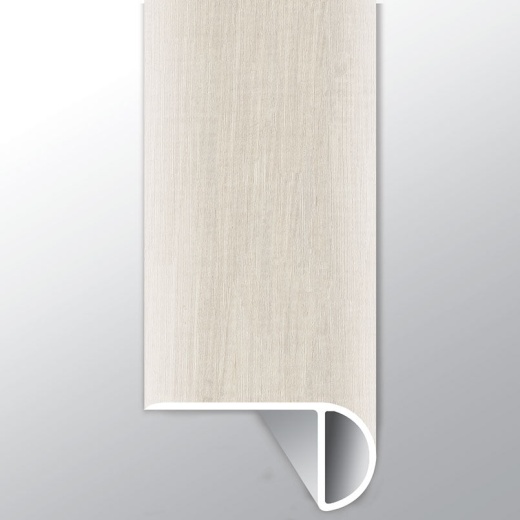 Everlife Lvt Whitby White Luxury Vinyl Moulding / Trim - 1 3/4" X 94" Overlapping Stair Nose - Prefinished, Per Pack: 10 Pcs