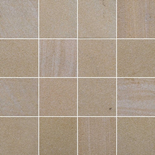 Sahara Fleuri Sandstone Tile Sample - 18" X 18" Sandblasted
