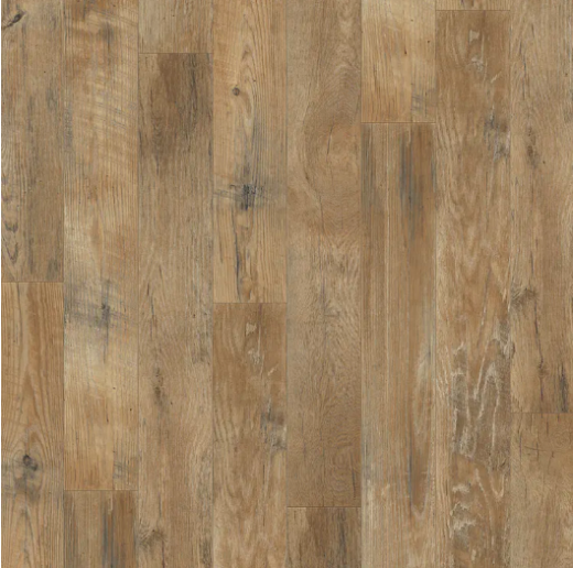 Historic Oak Ash Laminate Wood Plank Flooring - Embossed - 6 3/16" X 50 1/2", Per Pack: 17.4 Sqft