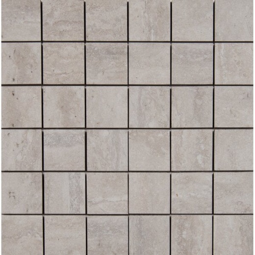 Veneto Gray Porcelain Mosaic - 2" X 2" - Matte