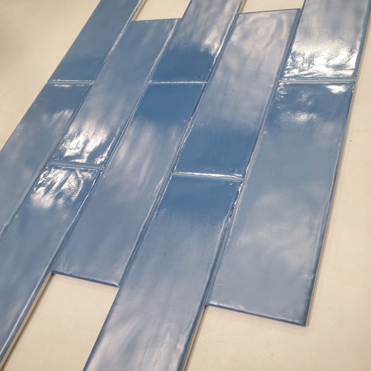 Radiance Navy Blue Ceramic Tile - Glossy - 3" X 12"
