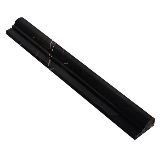 Absolute Black Granite Liner - 2" X 12" F1 Chair Rail - Polished, Per Pack: 20 Pcs
