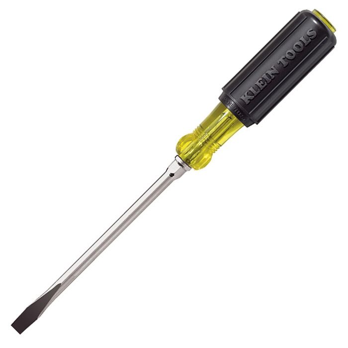 Buy Klein 1/4-Inch Keystone Screwdriver, 4-Inch Round Shank Online