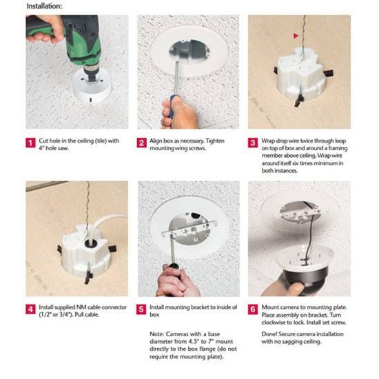 Arlington CamBox Security Camera Mounting Kit