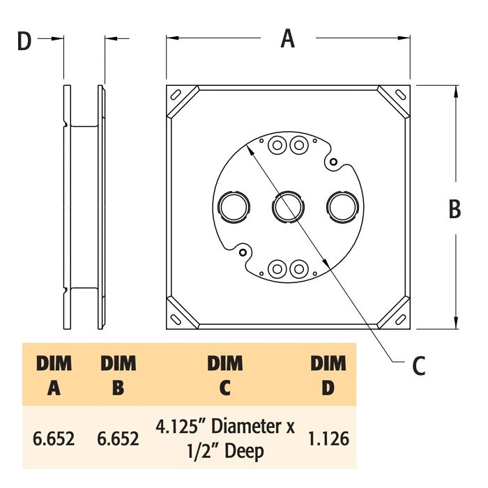 Arlington Siding Mounting Block
