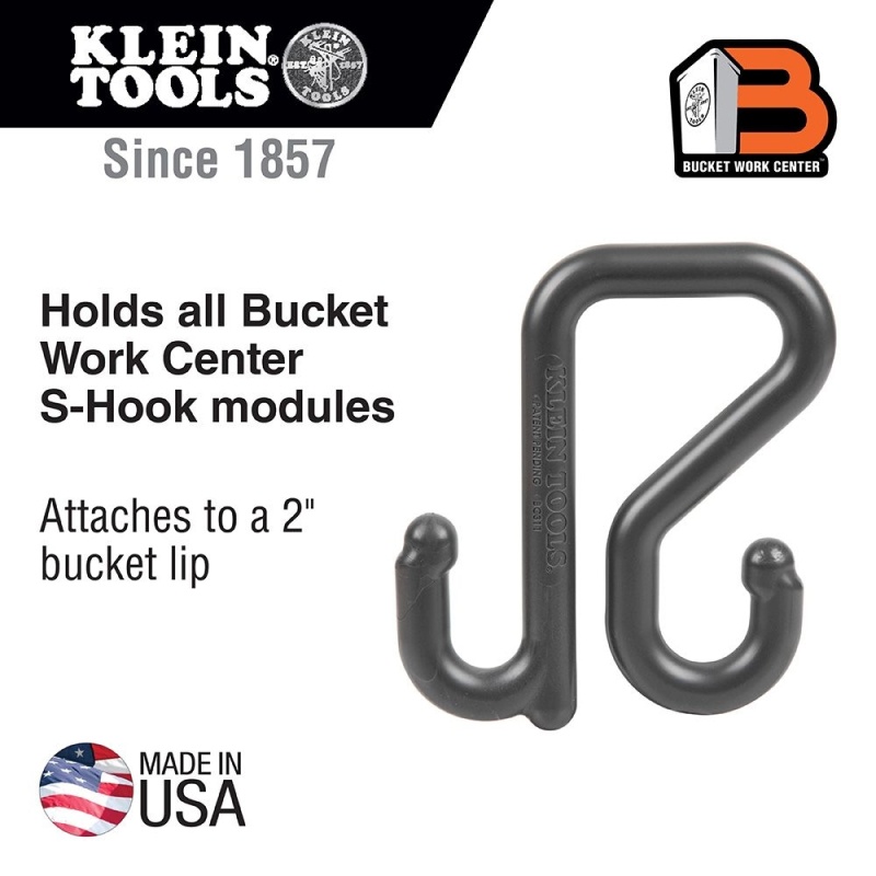 Klein 2-Inch Utility Bucket S-Hook