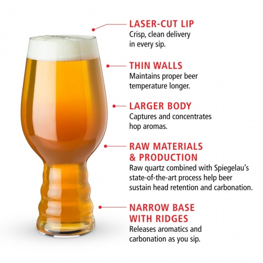 Spiegelau 19.1 Oz IPA Glass (Set Of 4)