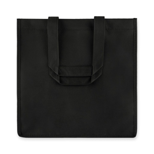 6 Bottle Non Woven Tote in Black by True