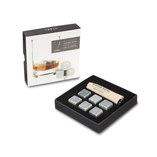 Glacier Rocks Soapstone Cubes by Viski - Luxury Drinkware for the Discerning