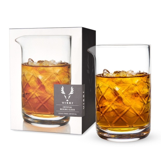 Cut-Crystal Mixing Glass Viski