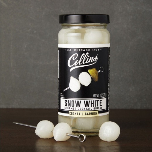8 Oz. Snow White Cocktail Onions by Collins Consumables