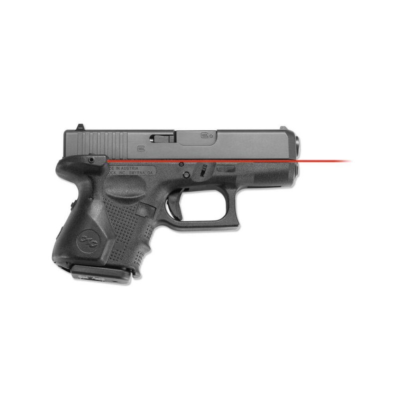 Crimson Trace Lasergrip For Glock Gen4 Subcompact Pistols, Red Laser