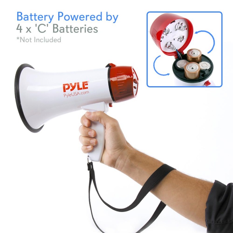 Pyle Pro 30 Watt Megaphone With Siren