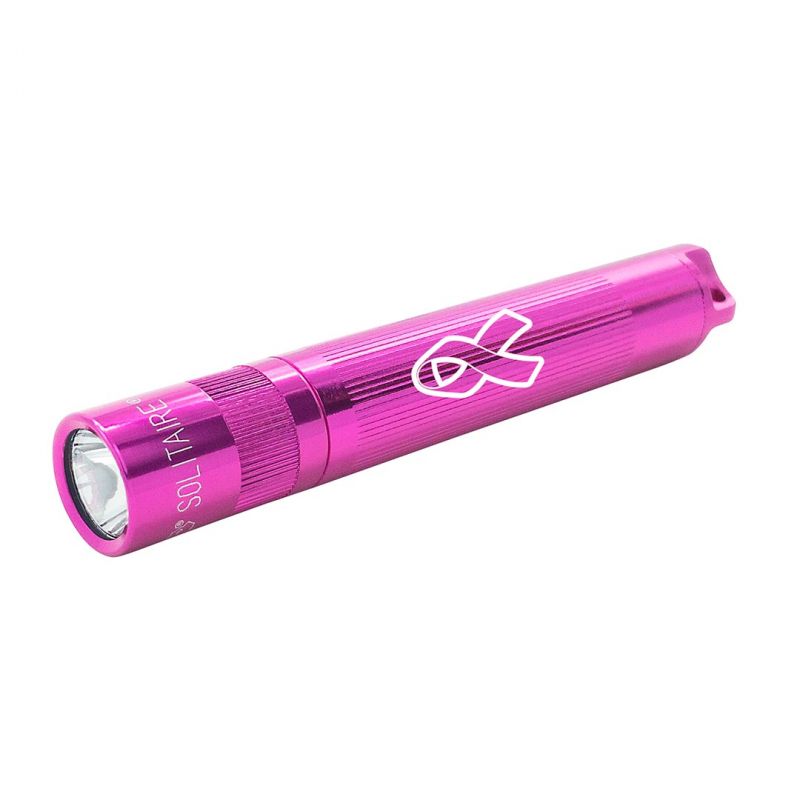 Maglite Incandescent 1-Cell Aaa Solitaire Flashlight, Nbcf Pink
