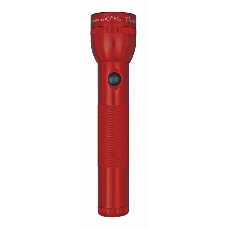Maglite Led 2-Cell D Flashlight, Red
