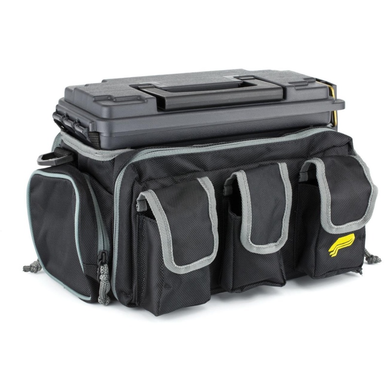 Plano X2 Range Bag With Pistol Pocket And Ammo Can – Small (Black/Gray)