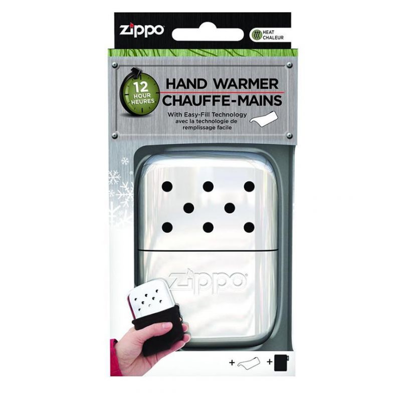 Zippo 12-Hour Refillable Hand Warmer – High Polish Chrome