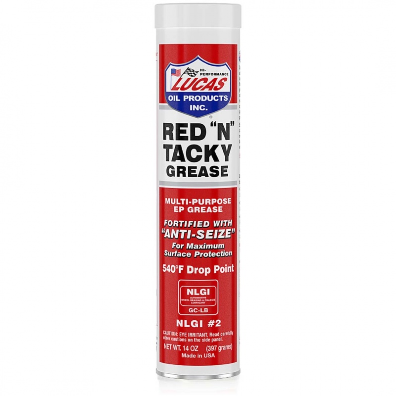 Lucas Oil Red N Tacky Grease – 14 Ounce Tube
