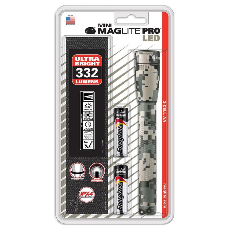 Maglite Led 2-Cell Aa Mini Pro Flashlight – Universal Camo