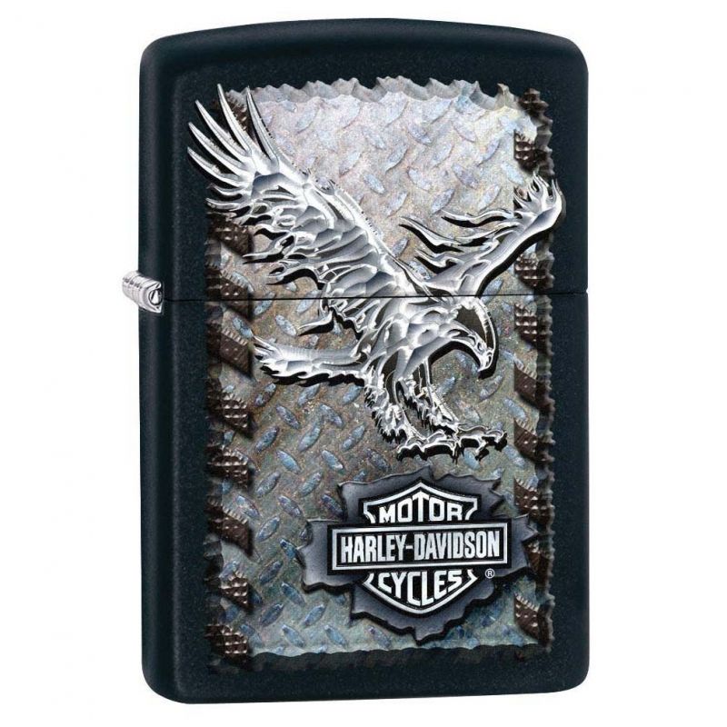 Zippo Harley-Davidson Iron Eagle, Black Matte