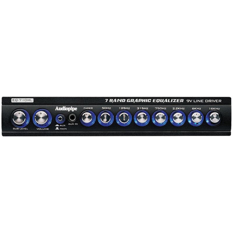 Buy Audiopipe 7 Band Graphic Equalizer With Hi/Lo Converter Online