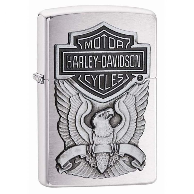 Zippo Windproof Lighter, Harley-Davidson Eagle Wings
