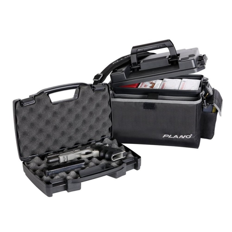 Plano X2 Range Bag With Pistol Case And Ammo Can – Medium (Black/Gray)
