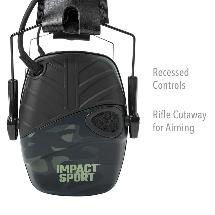 Howard Leight Impact Sport Electronic Earmuff – Multicam Black Camo