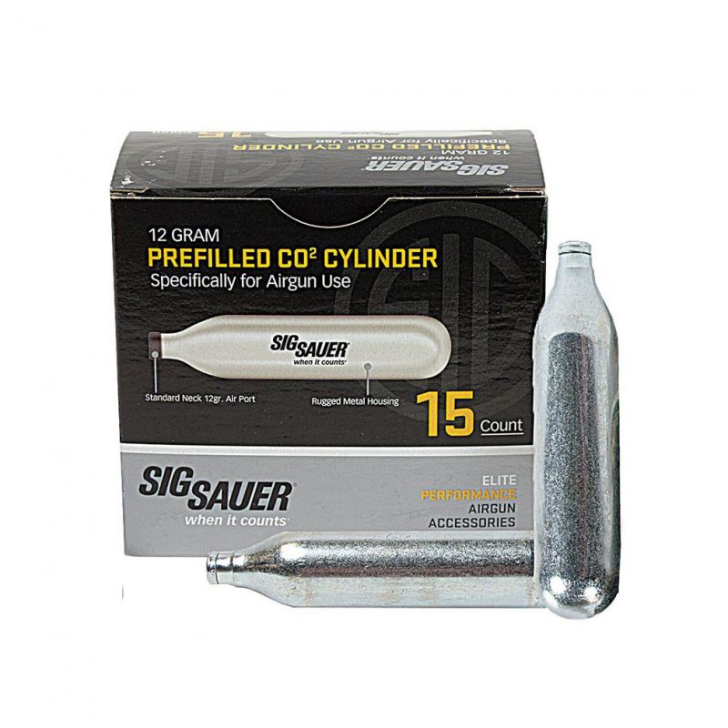 Sig Sauer 12 Gram Co2 Cylinders (15 Count)