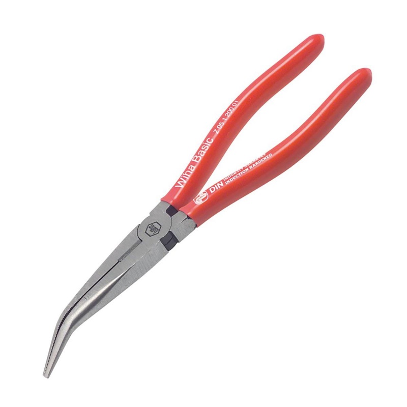 Wiha Classic Grip Bent Long Nose Pliers – 6.3″ Overall Length